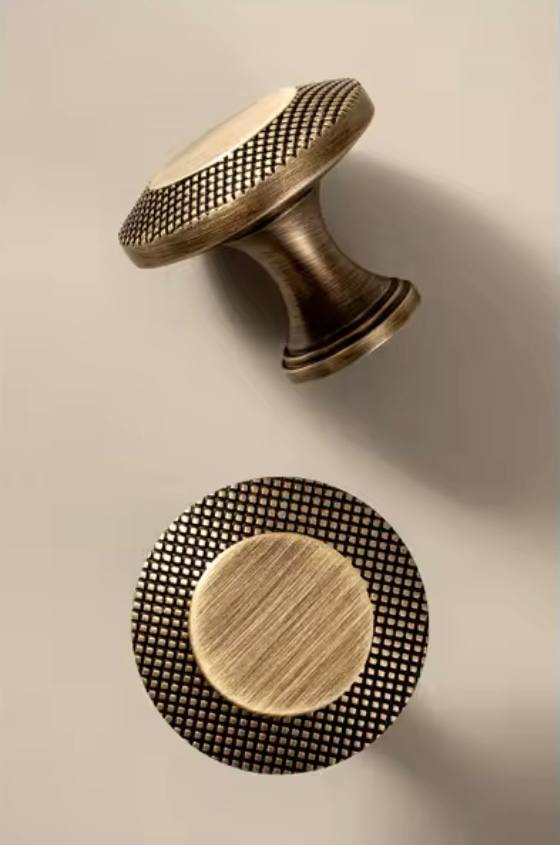 Modern Bronze Cabinet Handles Kitchen Knob  Pull Wardrobe Furniture Handle for Cabinet Living Room Home Office Bedroom Antique Brass Pull