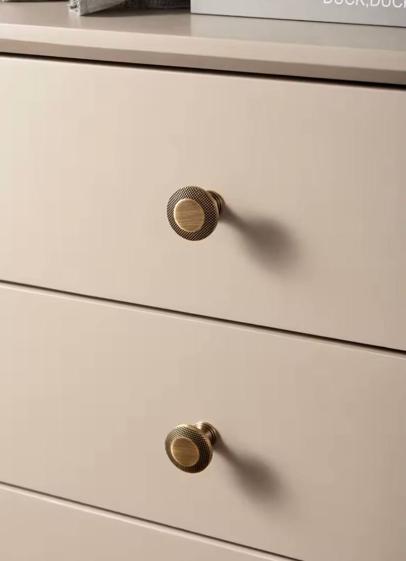 Modern Bronze Cabinet Handles Kitchen Knob  Pull Wardrobe Furniture Handle for Cabinet Living Room Home Office Bedroom Antique Brass Pull