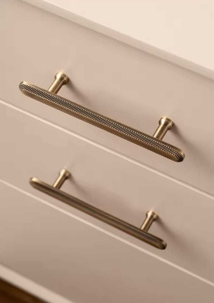 Modern Bronze Cabinet Handles Kitchen Knob  Pull Wardrobe Furniture Handle for Cabinet Living Room Home Office Bedroom Antique Brass Pull